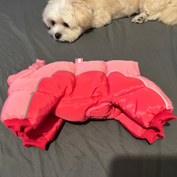 Brand New Never Worn - Pink Snowsuit for XS dog - Picture 3 of 3
